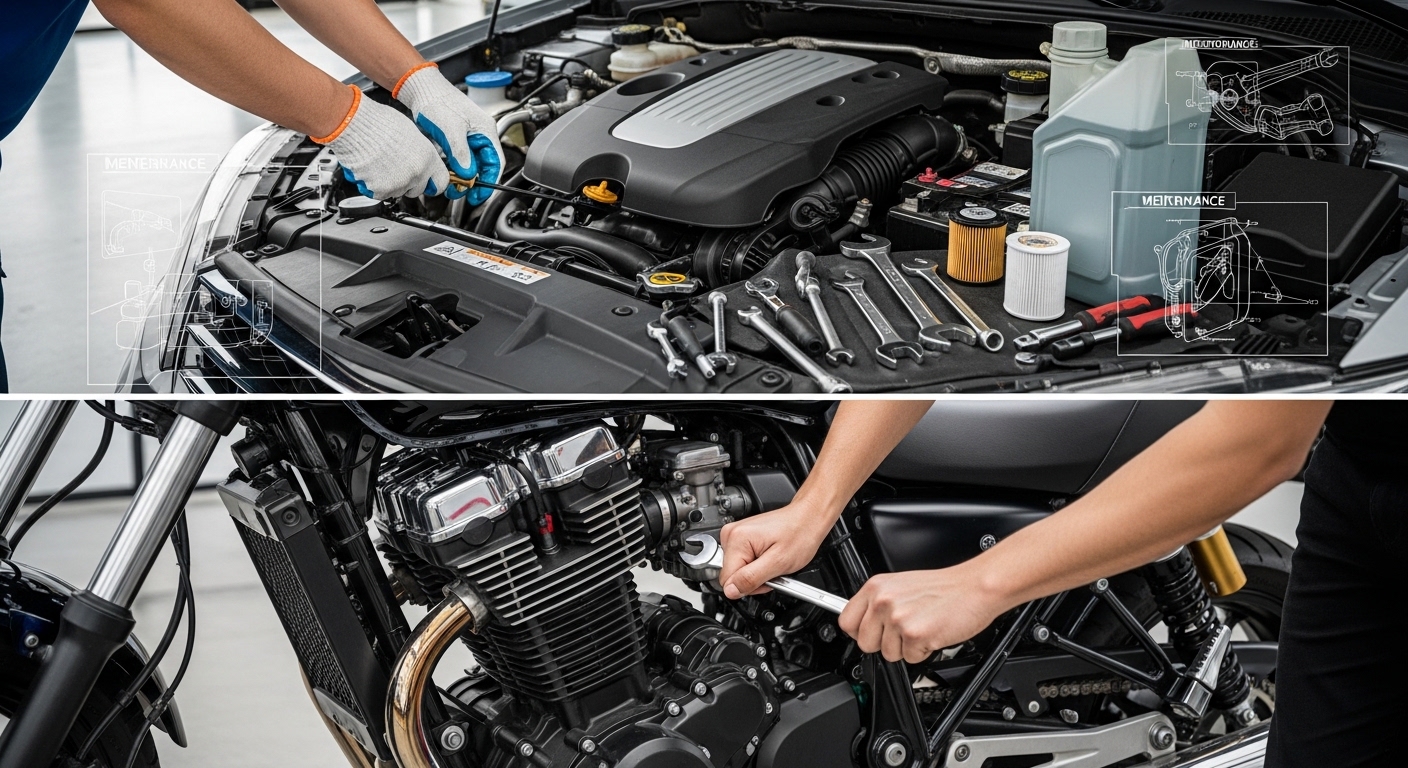 Guía Completa de Mantenimiento Preventivo para Carros y Motos